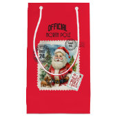 Nicht bis Weihnachten öffnen Kleine Geschenktasche Geschenktüte (Vorderseite)