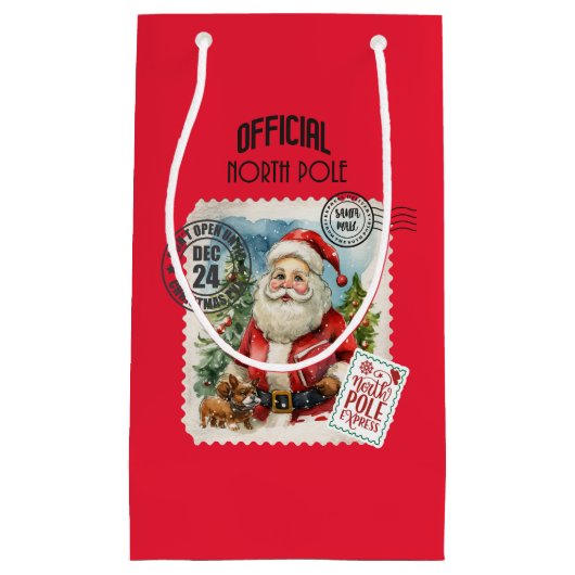 Nicht bis Weihnachten öffnen Kleine Geschenktasche Kleine Geschenktüte (Vorderseite)