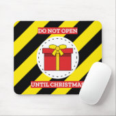 Nicht bis Weihnachten öffnen Mousepad (Mit Mouse)