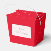 Nicht bis Weihnachten öffnen Tiny Favor Box Geschenkschachtel (Rückseite)