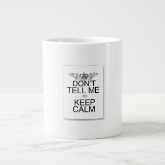 nicht bitten Sie mich, ruhige Tasse zu behalten