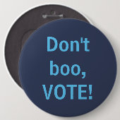 Nicht Boo, abstimmen! Button (Vorne & Hinten)