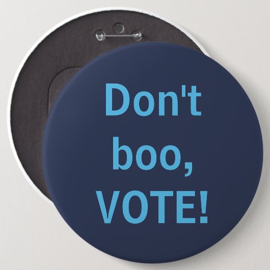 Nicht Boo, abstimmen! Button (Vorne & Hinten)