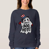 Nicht Boo, abstimmen! Fun Political Halloween Mash Sweatshirt (Vorderseite)