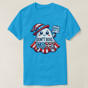 Nicht Boo, abstimmen! Harris Walz Halloween-Mashup T-Shirt