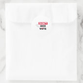 Nicht Boo Runder Aufkleber (Tasche)