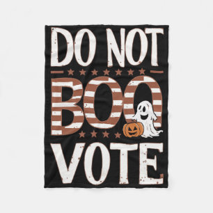 Nicht Boo wählen Funny Halloween Wahlen Don't Boo Fleecedecke