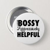 Nicht-Bossy-Knopf Button (Vorne & Hinten)