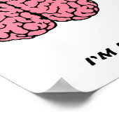 Nicht Brain Funny Poster finden (Ecke)