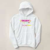 Nicht brauchen Therapie nur Karate und Kampfkunst Hoodie (Design vorne)