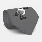 Nicht brütender Löffel-berechneter Flussuferläufer Krawatte (Gerollt)