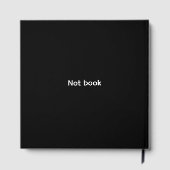 nicht buch 12" x 12" (Rückseite)