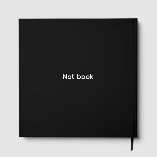 nicht buch 12" x 12" (Rückseite)