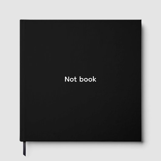 nicht buch 12" x 12" (Vorderseite)