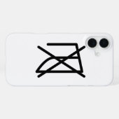 NICHT BÜGELN! iPhone HÜLLE (Rückseite (Horizontal))