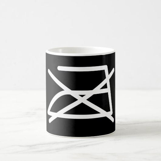 NICHT BÜGELN! KAFFEETASSE (Mittel)