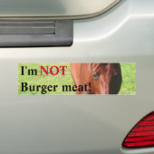 NICHT Burger-Fleisch-Autoaufkleber Autoaufkleber (Auf Auto)