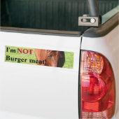 NICHT Burger-Fleisch-Autoaufkleber Autoaufkleber (Auf Lkw)