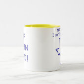 Nicht Charlie-Eierpunsch-Tasse Zweifarbige Tasse (Mittel)