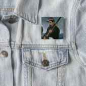 Nicht Commissoned Offizier, der sein Gewehr hält Button (Beispiel)