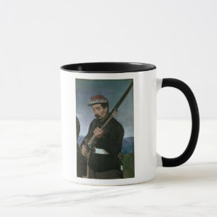 Nicht Commissoned Offizier, der sein Gewehr hält Tasse