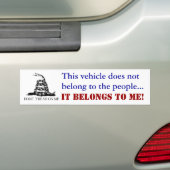 Nicht das Auto der Leute Autoaufkleber (Auf Auto)