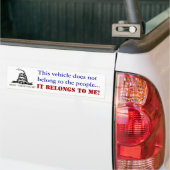 Nicht das Auto der Leute Autoaufkleber (Auf Lkw)