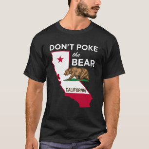 Nicht das Bärenkalifornien-Republic-Design pochen T-Shirt