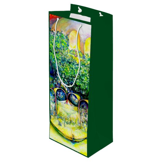 Nicht das erste Mal beim letzten Mal Geschenktüte Für Weinflaschen (Rückseite Schrägansicht)