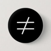 Nicht das gleiche Symbol Frauenrechtswettbewerb Button (Vorderseite)