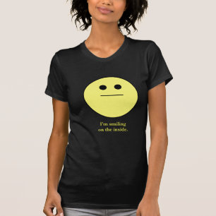 nicht das lächelnde Smilygesicht "ich lächele au T-Shirt