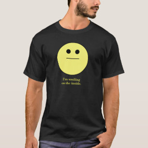 nicht das lächelnde Smilygesicht "ich lächele au T-Shirt