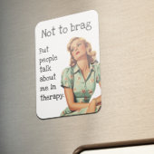 Nicht das sarkastische Sprichwort der Hausfrau Magnet