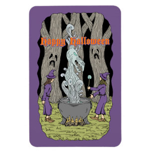 Nicht das, was sie erwartet haben Frohes Halloween Magnet