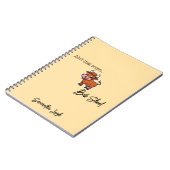 Nicht, dass etwas Bull Sheet Tan Snarky Funny Zita Notizblock (Linke Seite)