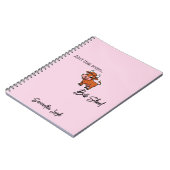 Nicht, dass etwas Bull Sheet Tan Snarky Funny Zita Notizblock (Linke Seite)