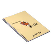 Nicht, dass etwas Bull Sheet Tan Snarky Funny Zita Notizblock (Rechte Seite)