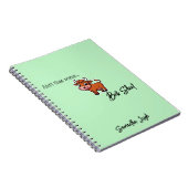 Nicht, dass etwas Bull Sheet Tan Snarky Funny Zita Notizblock (Rechte Seite)