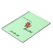 Nicht, dass etwas Bull Sheet Tan Snarky Funny Zita Notizblock (Linke Seite)