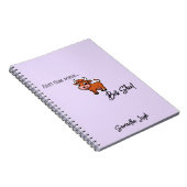 Nicht, dass etwas Bull Sheet Tan Snarky Funny Zita Notizblock (Rechte Seite)