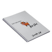 Nicht, dass etwas Bull Sheet Tan Snarky Funny Zita Notizblock (Rechte Seite)