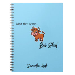 Nicht, dass etwas Bull Sheet Tan Snarky Funny Zita Notizblock