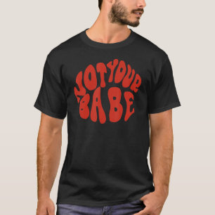 Nicht dein Babe Lippen einen schwachen Single und T-Shirt