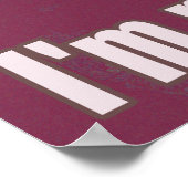 Nicht dein Betty Sweet Poster (Ecke)