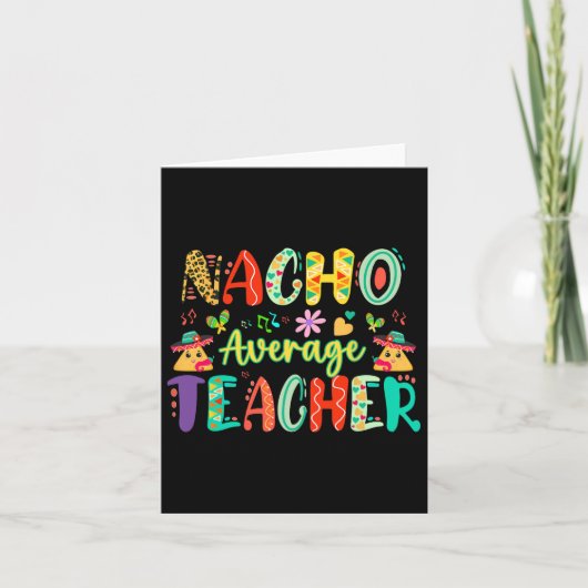 Nicht dein durchschnittlicher Lehrer Karte (Vorderseite)