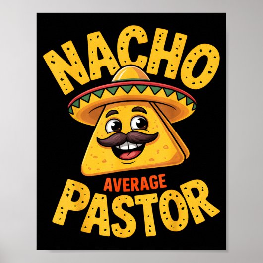 Nicht dein durchschnittlicher Pastor lustiger Chri Poster (Vorne)