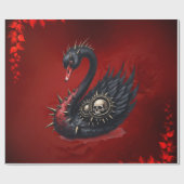 Nicht dein durchschnittlicher Schwan – Stacheln, S Geschenkpapier (Flach)