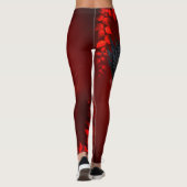 Nicht dein durchschnittlicher Schwan – Stacheln, S Leggings (Rückseite)