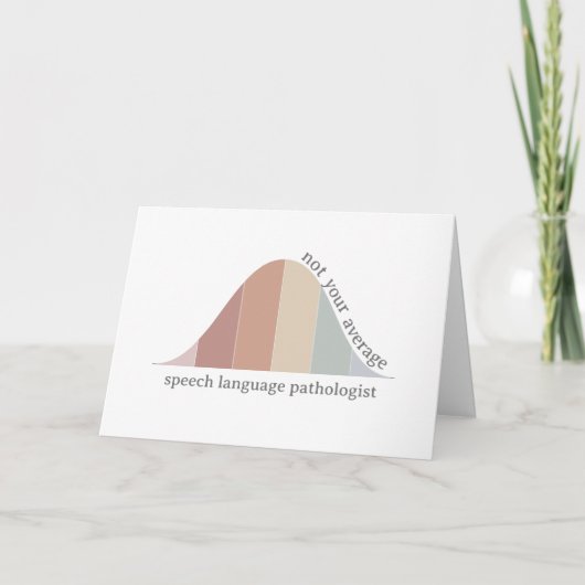 Nicht dein durchschnittlicher Sprachpathologe Dankeskarte (Vorderseite)