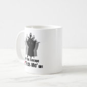 Nicht dein durchschnittliches "Pick-me"-Mädchen.w Kaffeetasse (Vorderseite Links)
